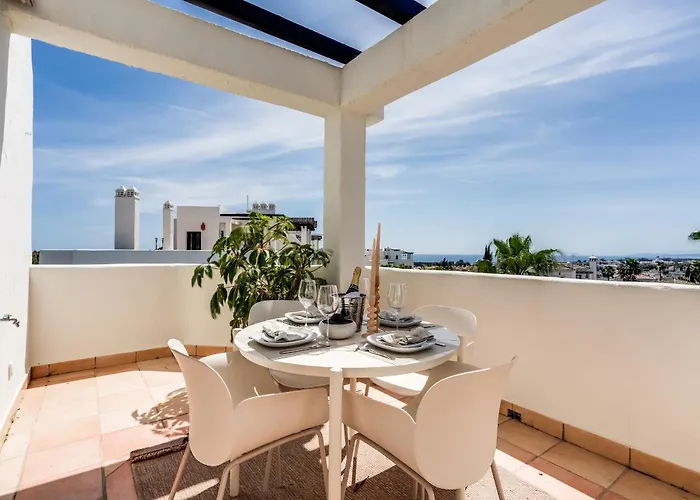 Sea View & Mountain View With Private Jacuzzi - Sunset Golf, * Estepona